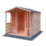 Shire Chatsworth 7ft x 10ft Summerhouse With Verandah