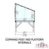 Shire Command Post, Platform & Slide Playhouse