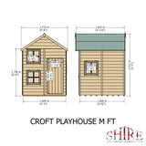 Shire 5ft x 6ft Double Storey Playhouse