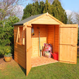 Shire Shiplap 4ft x 6ft Apex Garden Shed (Double Doors)