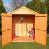 Shire Shiplap 4ft x 6ft Apex Garden Shed (Double Doors)