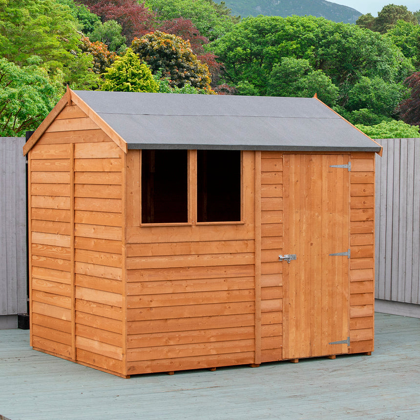 Shire Garden Value Overlap 6ft x 8ft Reverse Apex Shed