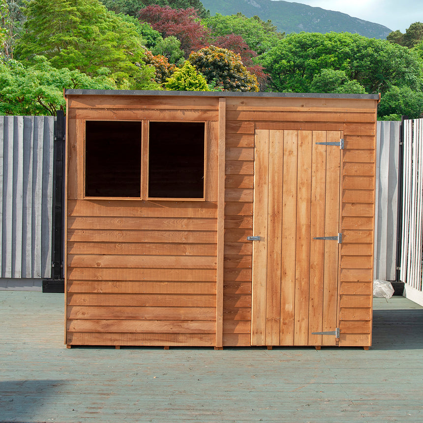 Shire Garden Value Overlap 8ft x 6ft Pent Shed