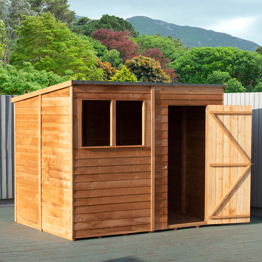 Shire Garden Value Overlap 8ft x 6ft Pent Shed