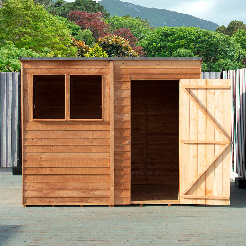 Shire Garden Value Overlap 8ft x 6ft Pent Shed