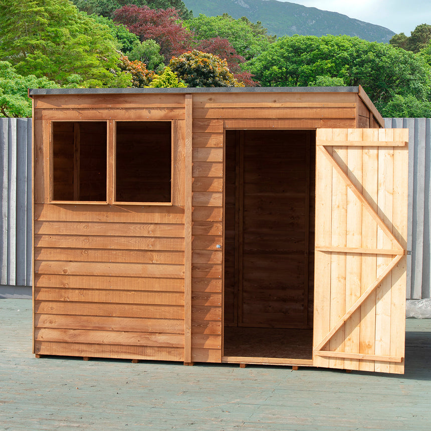 Shire Garden Value Overlap 8ft x 6ft Pent Shed