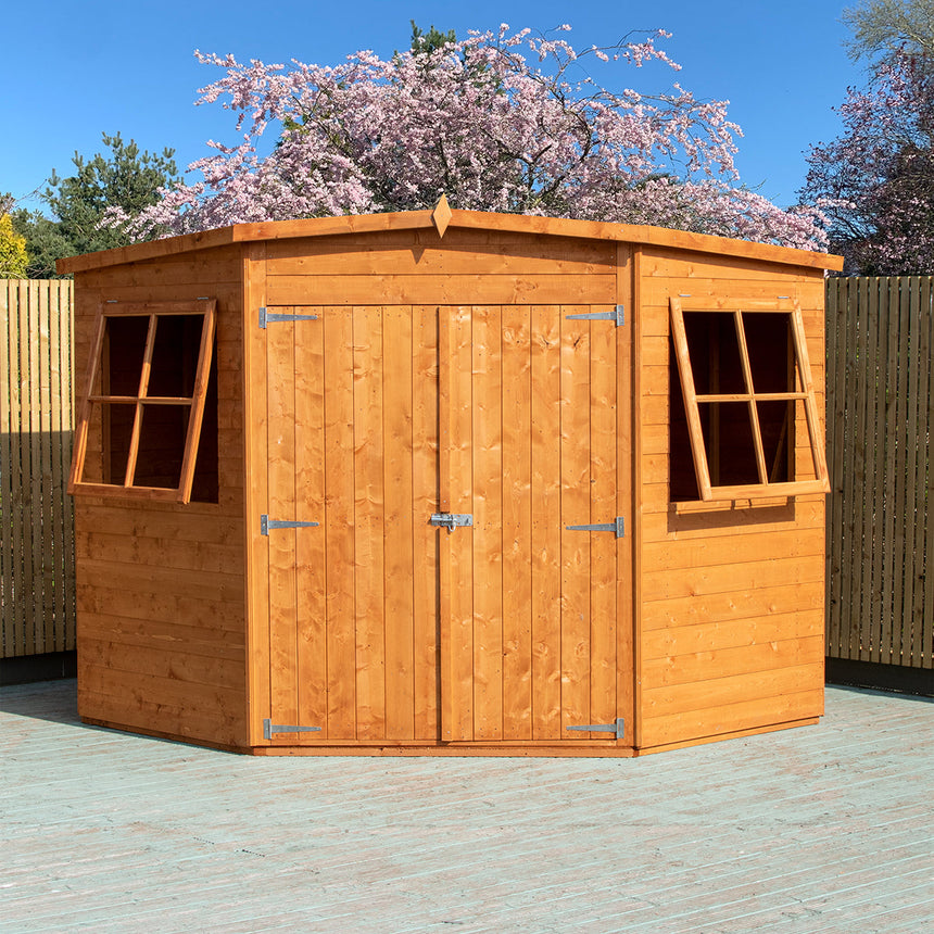 Shire Shiplap 7ft x 7ft Corner Shed