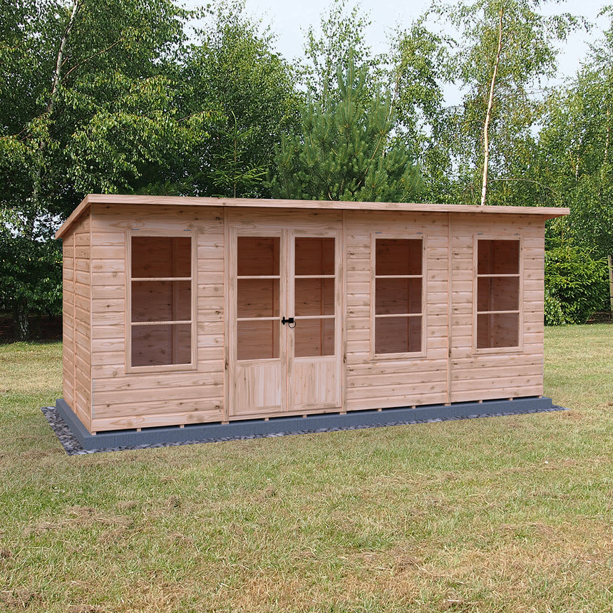 Shire Peony 8ft x 6ft Pent Summerhouse