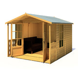 Shire Delmora 8ft x 10ft Summerhouse with Verandah