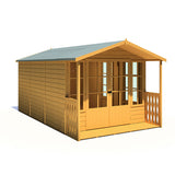 Shire Delmora 8ft x 14ft Summerhouse with Verandah