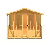 Shire Delmora 8ft x 18ft Summerhouse with Verandah