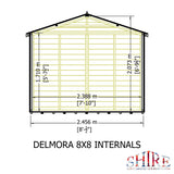 Shire Delmora 8ft x 8ft Summerhouse