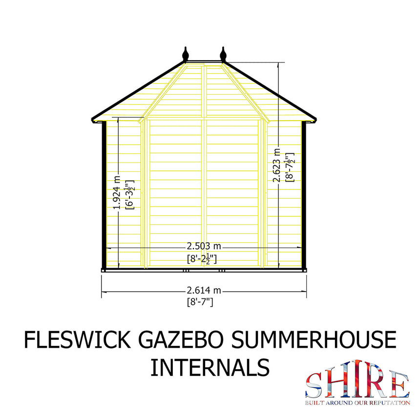 Shire Fleswick 8ft x 6ft Summerhouse