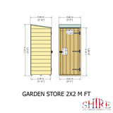 Shire 2ft x 2ft Garden Store