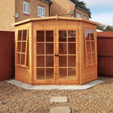 Shire Hampton 7ft x 7ft Premium Corner Summerhouse