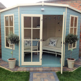 Shire Hampton 8ft x 8ft Premium Corner Summerhouse