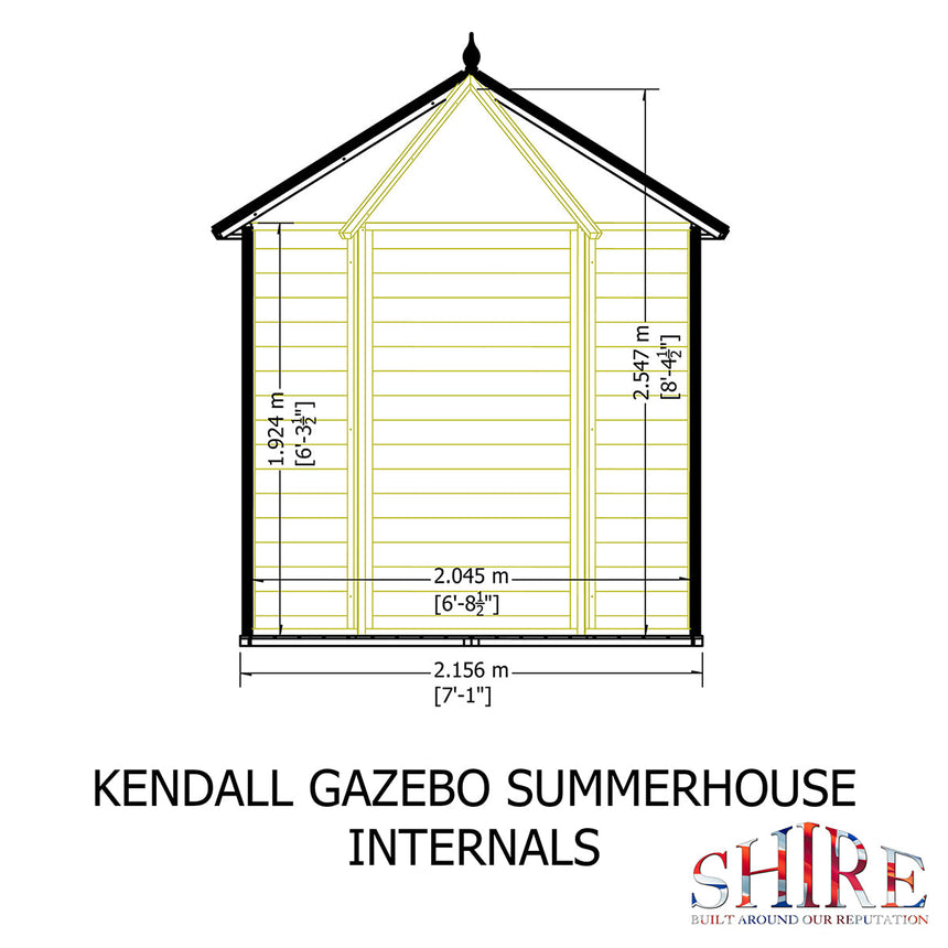 Shire Kendall 6ft x 6ft Summerhouse