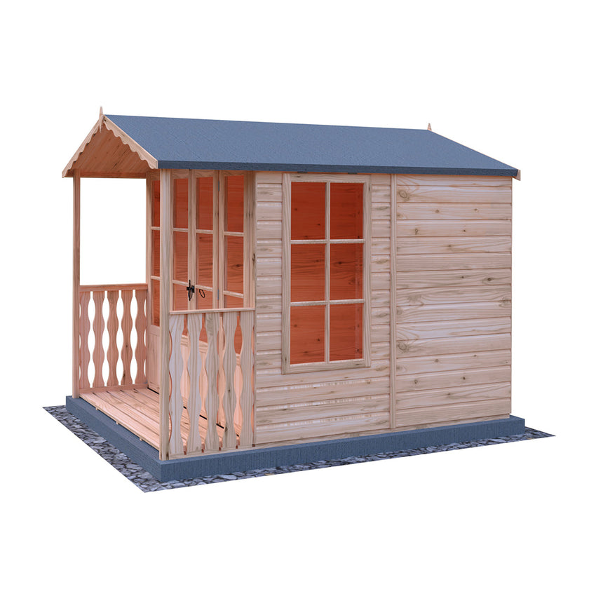 Shire Kensington 7ft x 7ft Summerhouse With Verandah