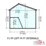 Shire Loft 8ft x 6ft Playhouse