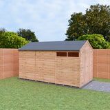 Shire Langley 12ft x 6ft Double Door Shiplap Shed NEW