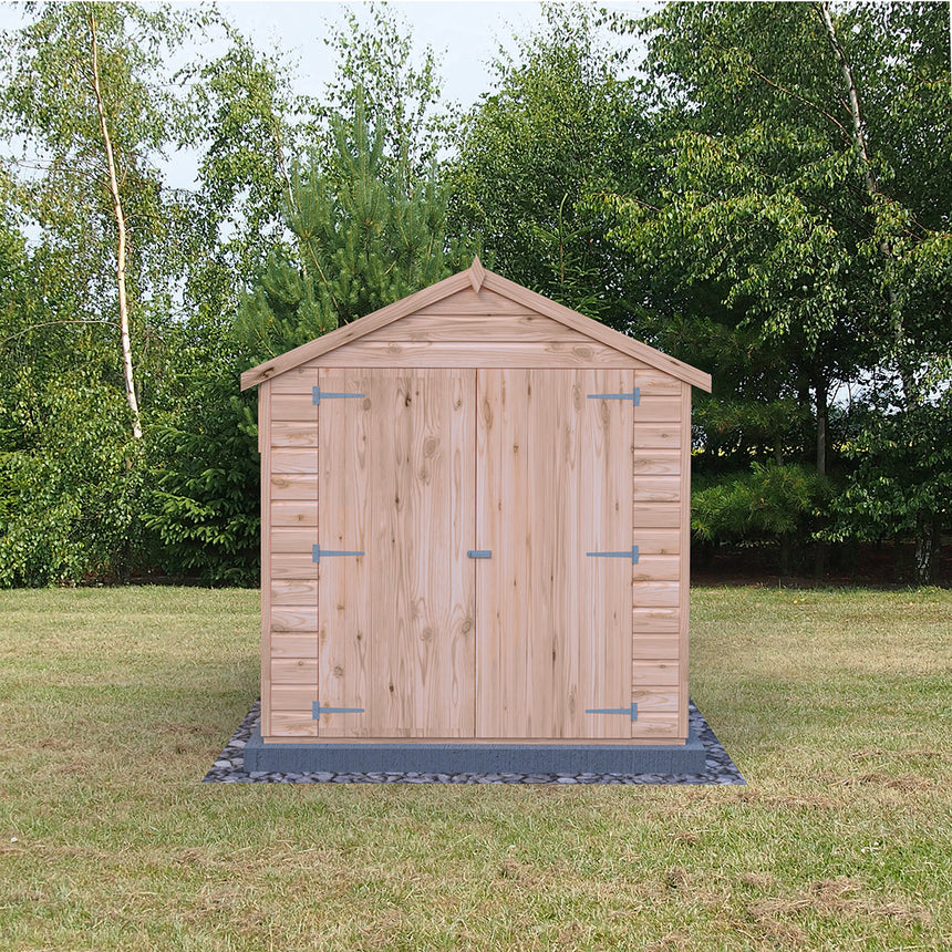 Shire Langley 8ft x 6ft Double Door Shiplap Shed NEW