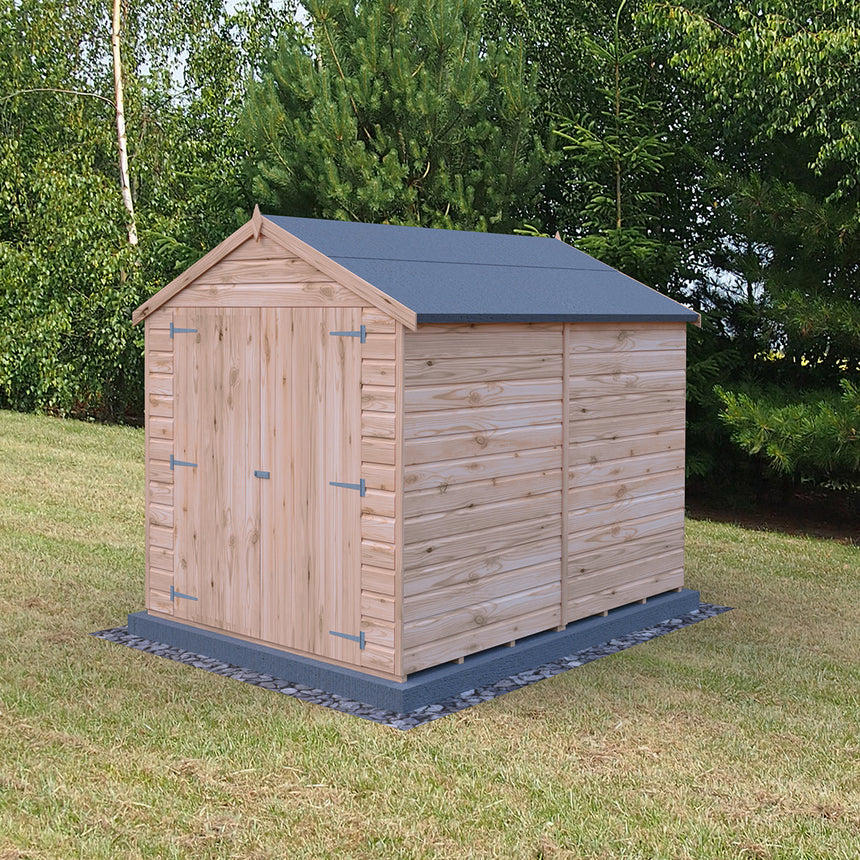 Shire Langley 8ft x 6ft Double Door Shiplap Shed NEW