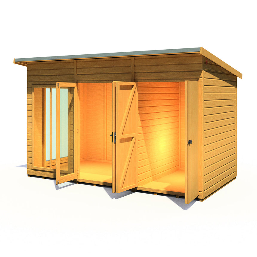 Shire Lela 12ft x 6ft Summerhouse with Storage