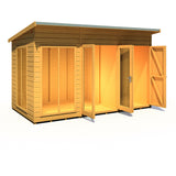 Shire Lela 12ft x 6ft Summerhouse with Storage