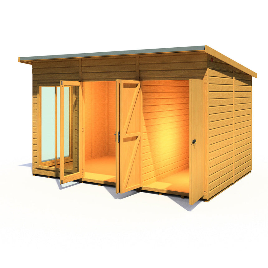 Shire Lela 12ft x 8ft Summerhouse with Storage