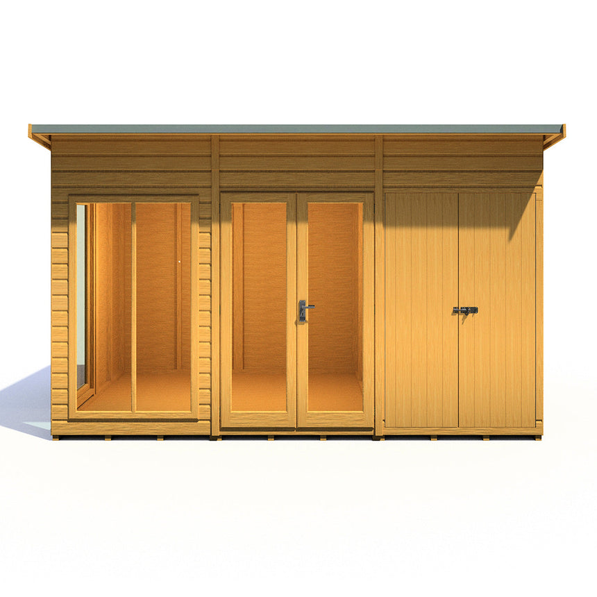 Shire Lela 12ft x 8ft Summerhouse with Storage