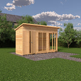 Shire Lela 12ft x 4ft Summerhouse with Storage