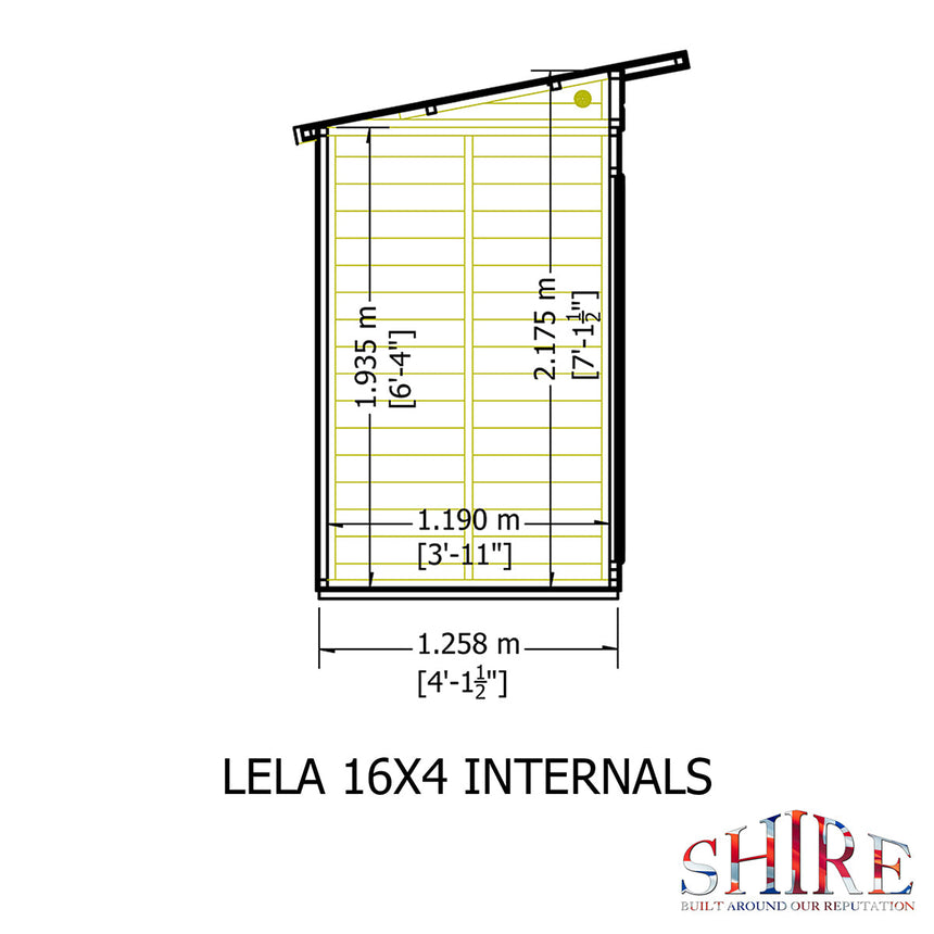 Shire Lela 16ft x 4ft Summerhouse