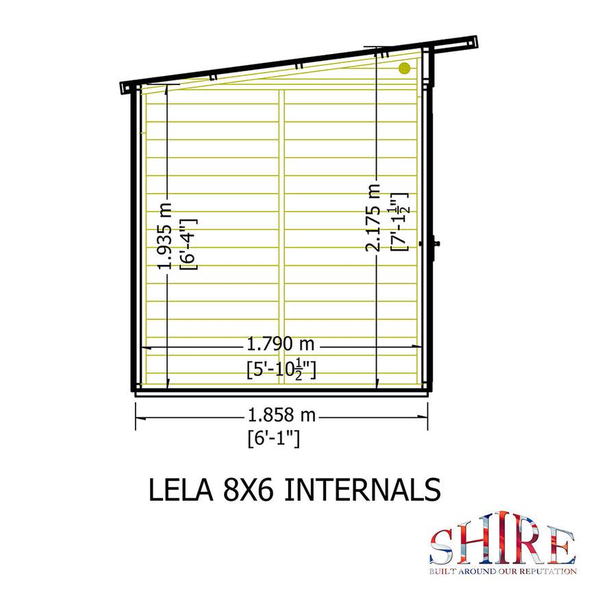 Shire Lela 8ft x 6ft Summerhouse