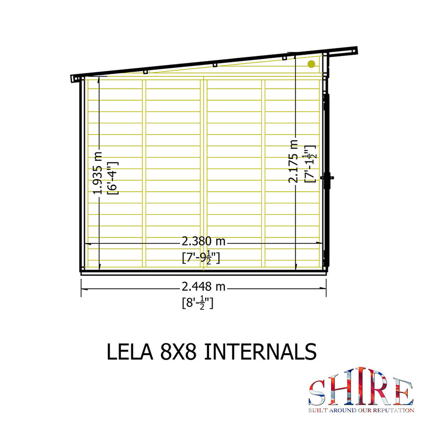 Shire Lela 8ft x 8ft Summerhouse