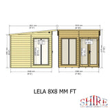 Shire Lela 8ft x 8ft Summerhouse