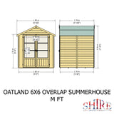 Shire Oatland 6ft x 6ft Summerhouse