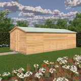 Shire Garden Value Overlap 10ft x 20ft Windowless Shed