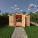 Shire Garden Value Overlap 10ft x 20ft Windowless Shed