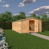 Shire Garden Value Overlap 10ft x 20ft Windowless Shed