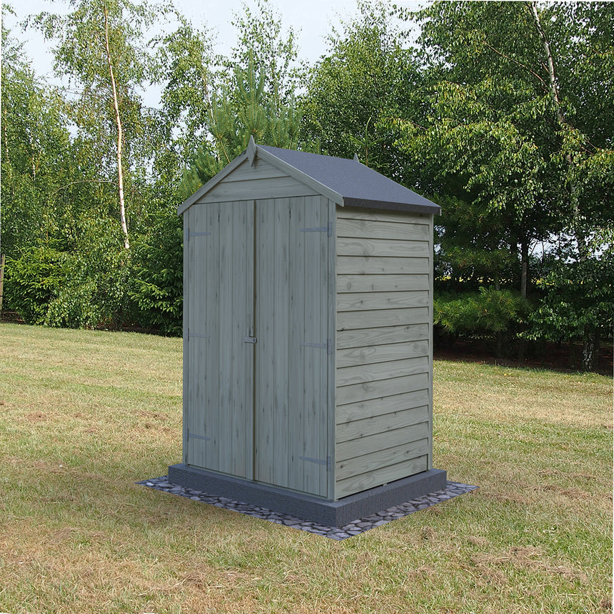 Shire Garden Value Overlap 4ft x 3ft Pressure Treated Shed