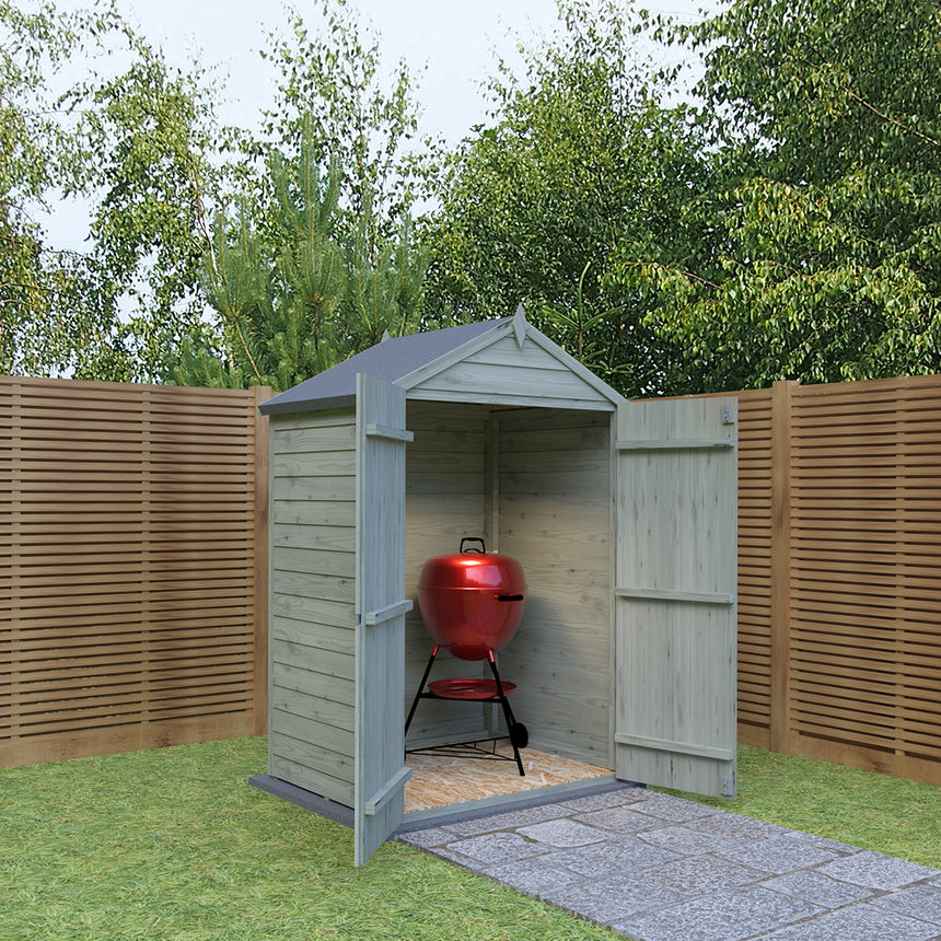 Shire Garden Value Overlap 4ft x 3ft Pressure Treated Shed