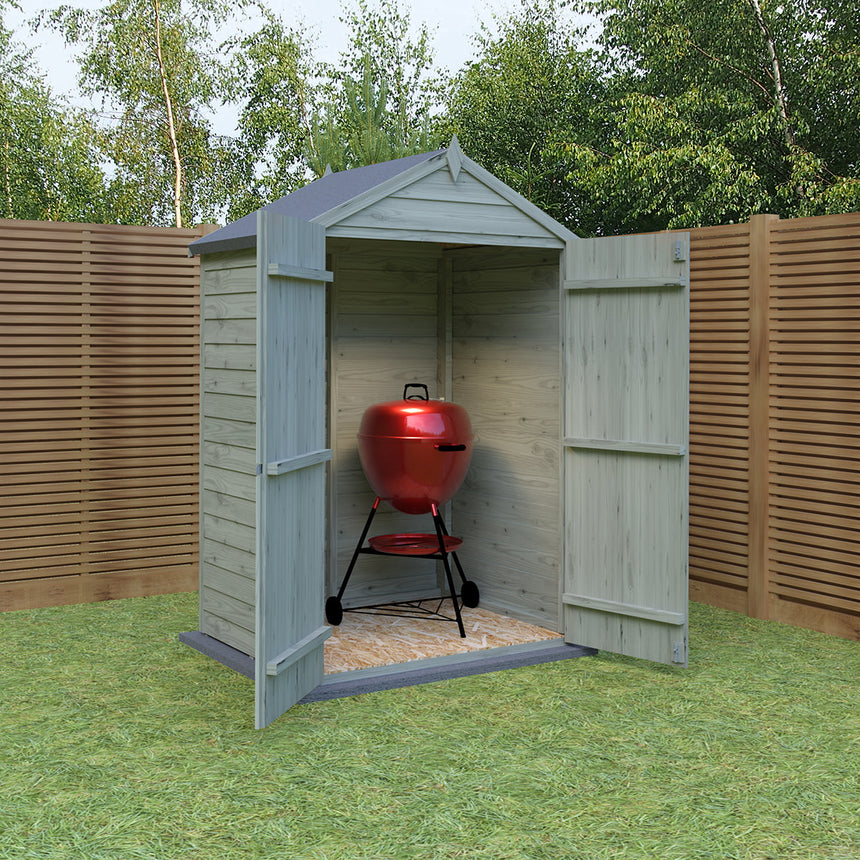 Shire Garden Value Overlap 4ft x 3ft Pressure Treated Shed