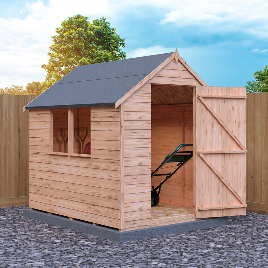 Shire Garden Value Overlap 7ft x 5ft Shed with window