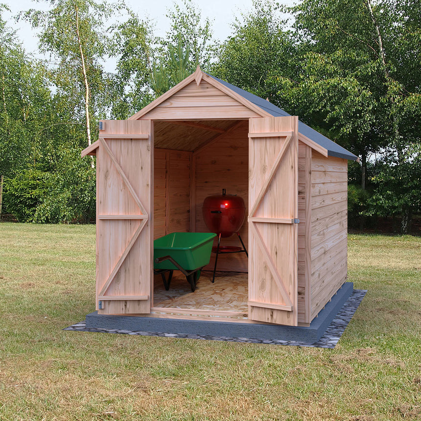 Shire Garden Value Overlap 8ft x 6ft Double Door Shed