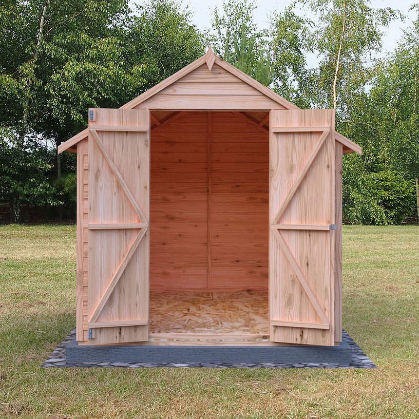 Shire Garden Value Overlap 8ft x 6ft Double Door Shed