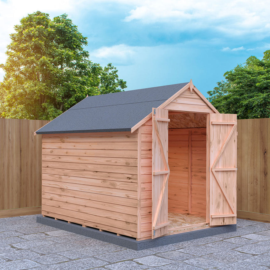 Shire Garden Value Overlap 8ft x 6ft Double Door Shed