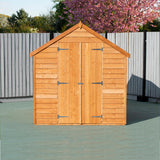 Shire Garden Value Overlap 8ft x 6ft Double Door Shed With Window