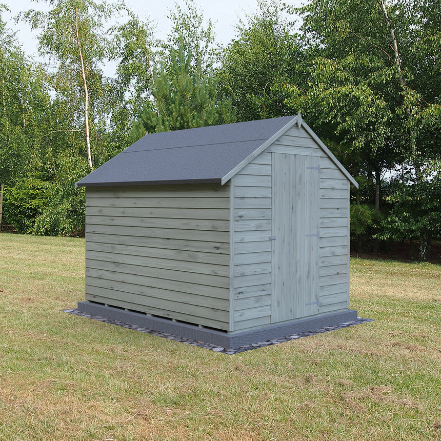 Shire Garden Value Overlap 8ft x 6ft Pressure Treated Shed