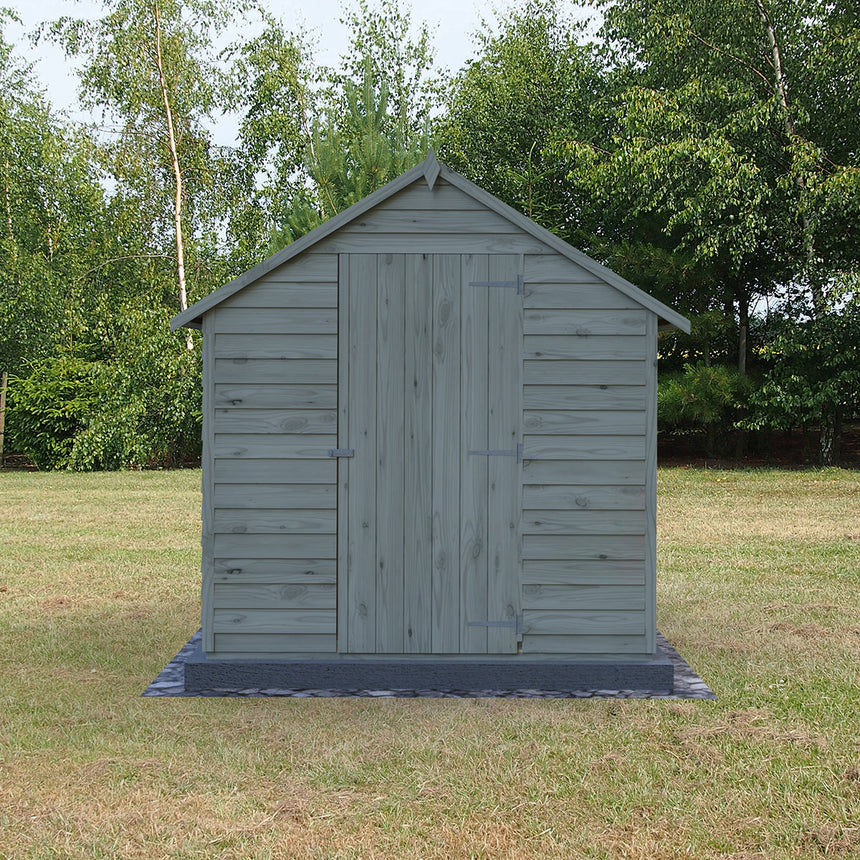 Shire Garden Value Overlap 8ft x 6ft Pressure Treated Shed with window