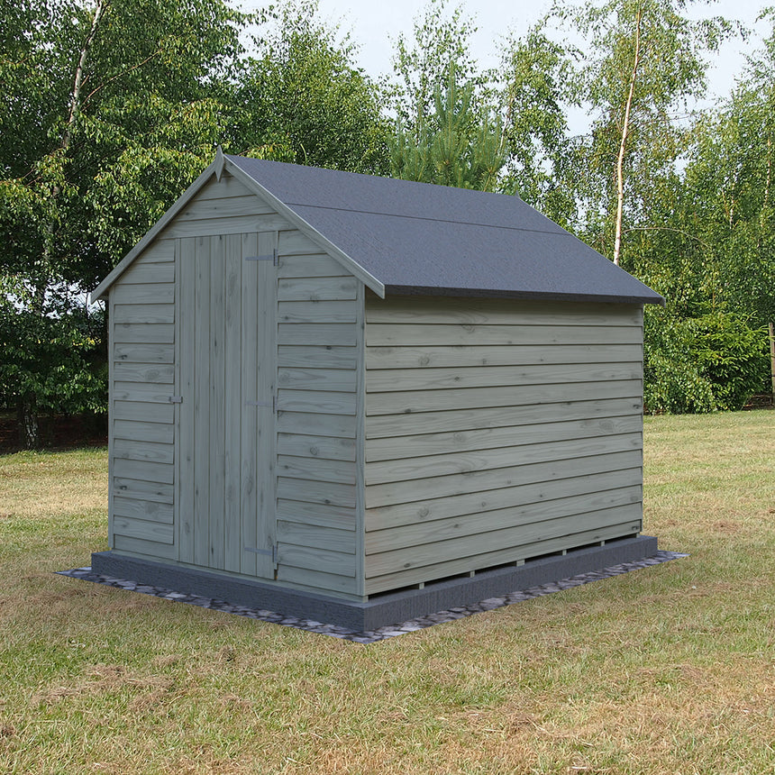 Shire Garden Value Overlap 8ft x 6ft Pressure Treated Shed with window